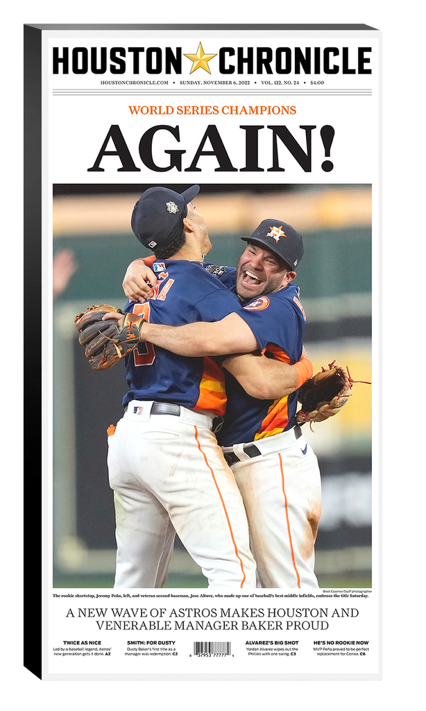 2022 "AGAIN!" Single Page Canvas Wrap Plaque
