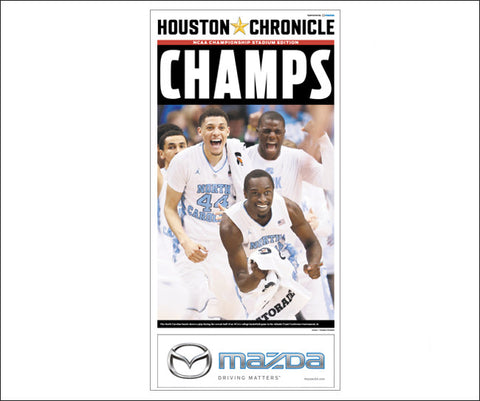 North Carolina Tar Heels 'Champs' Sports Front Poster
