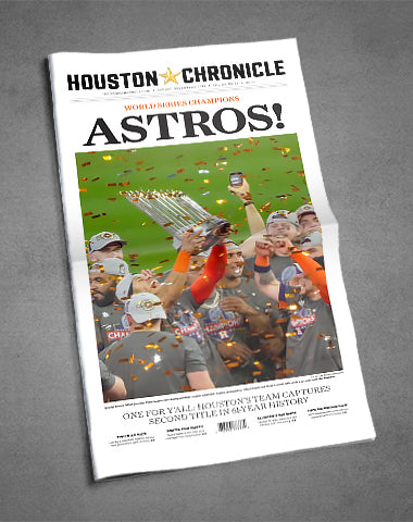 2022 CHAMPS! November 6th Newspaper Edition – Houston Chronicle