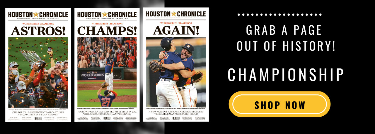 WS Championship Newspaper Front Houston TX
